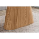 Ver imagem 4 de Mesa de Sala Jantar Olivia Sc116 C/ Tampo Madeirado C/ Vidro Curvo 160x90cm Nature/off White - Henn