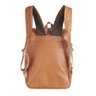Mochila Moderna Executiva de Couro Legítimo para Notebook Caramelo - 3