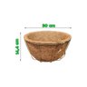 Kit Cuia Fibra Coco Natural Orquideas Jardim Suspenso 05 Und - 3