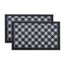 Ver imagem 4 de Kit Jogo de Cozinha 3 Peças Tapetes + Passadeira Xadrez