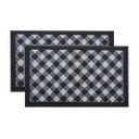 Ver imagem 7 de Kit Jogo de Cozinha 3 Peças Tapetes + Passadeira Xadrez