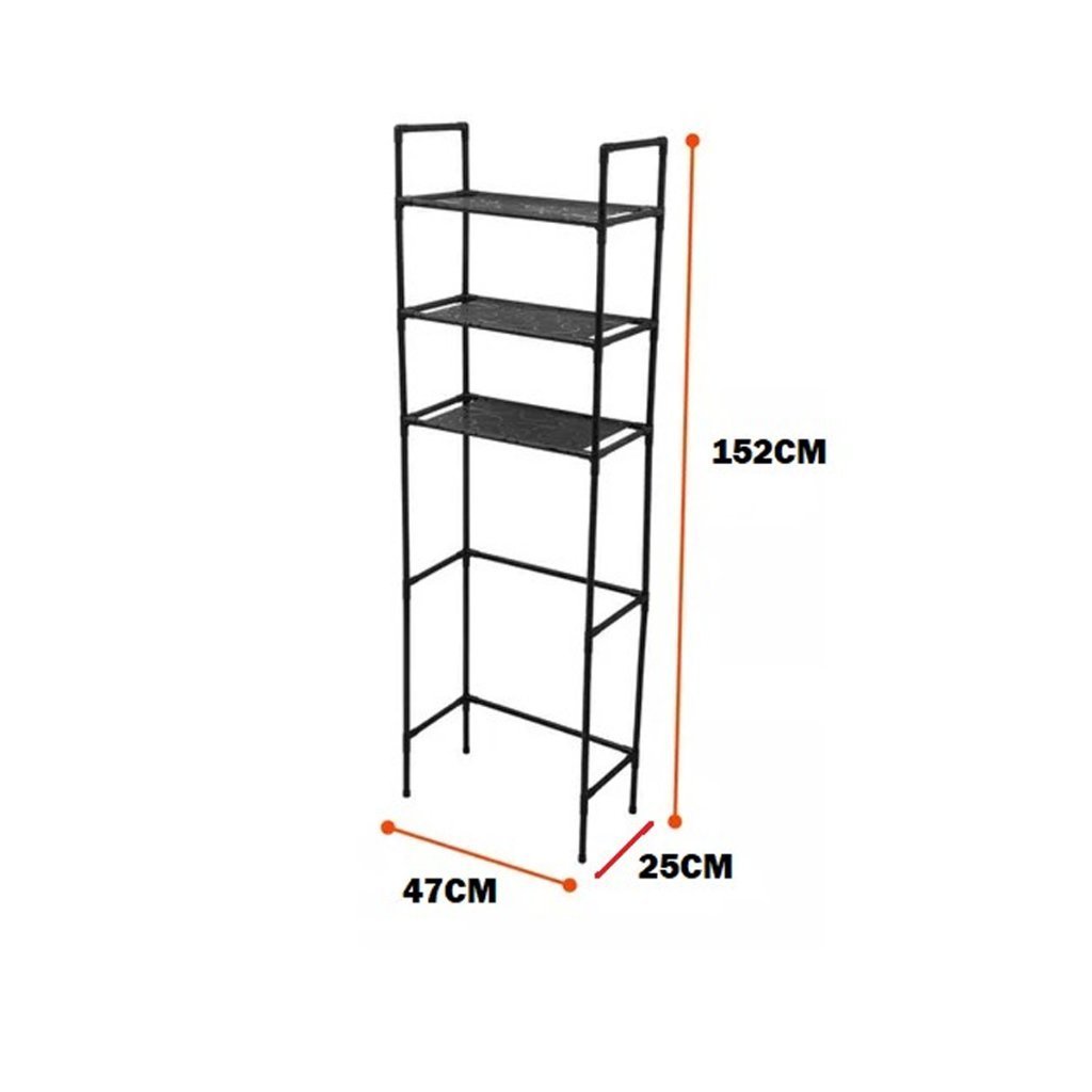 Prateleira Organizadora 3 Andares para Privada Banheiro - 4