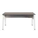 Ver mais imagens de Mesa de Escritório Mesa Escritório Tampo Chanfrado MDP 150cm Cinza Sagrado com Branco F5 Office