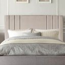 Ver imagem 2 de Cabeceira Cama Box Solteiro King Estofada Grécia 100 Cm Suede:bege