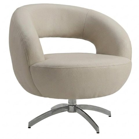 Poltrona Decorativa Topazio Base Giratoria Courino Tcs 725 Moll