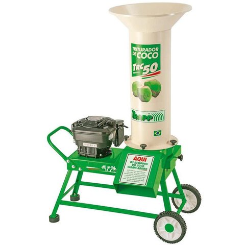 Triturador de Coco à Gasolina TRC-50G Com Motor 6,5HP 2933032 TRAPP