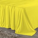 Ver imagem 2 de Jogo de Cama Casal Viúva Nobre 4 Peças Malha 100% Algodão - Amarelo