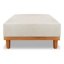 Ver imagem 2 de Puff Decorativo Beny Base de Madeira