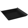 48 Pratos Quadrados 16cm Preto Pequenos Plástico Restaurantes Buffets Lanches Frutas Frios Cozy - 1