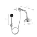 Ver imagem 4 de Chuveiro Acqua Plus Cromado C/ Desviador Flex e Ducha Manual - Deca Deca Metais