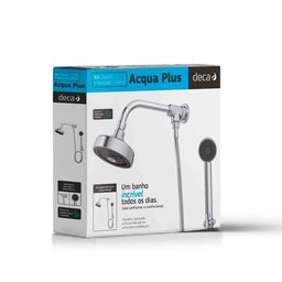 Chuveiro Acqua Plus Cromado C/ Desviador Flex e Ducha Manual - Deca Deca Metais - 2