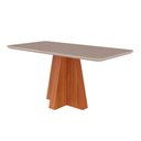 Ver imagem 4 de Conjunto de Jantar Mesa Maite 1,60 com 6 Cadeiras Paola Wood Cinamomo/Off/Mad/Nude Cimol Mesa Maite