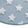 Tapete Infantil Jolitex Mimo Estrelas Azul Redondo 100cm - 3
