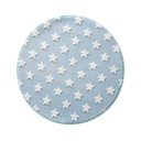 Ver imagem 2 de Tapete Infantil Jolitex Mimo Estrelas Azul Redondo 100cm