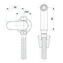 Ver imagem 3 de Ducha Higiênica com Derivação Noronha Riviera Cromado Celite