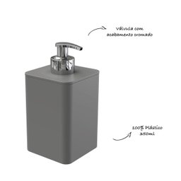 Dispenser para Detergente e Sabonete Líquido com Válvula Cromada - Stolf - 2