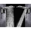 Ver imagem 2 de Chuveiro Lorenzetti Acqua Duo Flex Preto/cromado 127v 5500