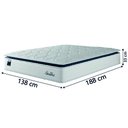 Ver imagem 3 de Cama Box Casal Colchão Molas Ensacadas com Pillow Sevilha Hellen