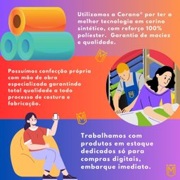 Puff Gota Mariju - Laranja - Já com Enchimento - Conforto e Estilo para Sala, Quarto, Escritório, Ga - 6