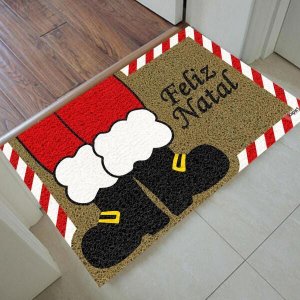 Tapete Capacho Feliz Natal (Mod 17) 60x40cm