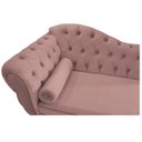 Ver imagem 5 de Diva Recamier Diana 185cm Lado Direito Linho Rosê - ADJ Decor