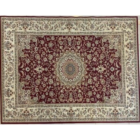 Tapete Sala Gama Desenho Persa Vermelho 2,00x3,00M