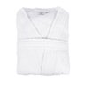 Roupão Adulto Unissex Microfibra Antialérgico de Banho Atoalhado Macio Feminino Masculino Branco - 1
