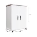 Ver imagem 2 de Armário Veneza com 02 Prateleiras Fiscomed Móveis para Estética Podologia