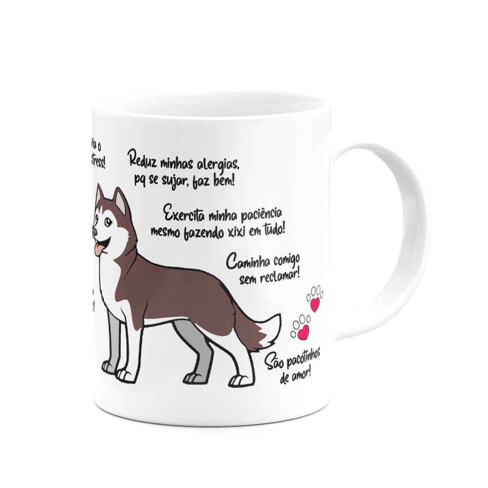 Caneca Dog - Meu Husky Siberiano, Melhor Pessoa! M2 - 2