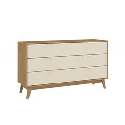 Cômoda Kappesberg 6 Gavetas Itapuã/argila - 10 Cômoda Kappesberg 6 Gavetas Itapuã/argila - 10