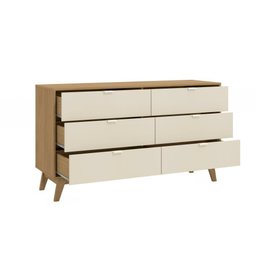 Cômoda Kappesberg 6 Gavetas Itapuã/argila - 8 Cômoda Kappesberg 6 Gavetas Itapuã/argila - 8