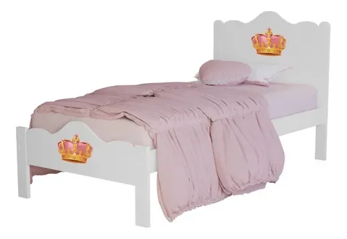 Ver imagem 4 de Cama Solteiro Nina Branca 100% Mdf -basoto