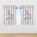 Ver imagem 3 de Cortina Estampada Infantil Unicornio 260x150 Quarto Menina