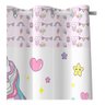 Cortina Estampada Infantil Unicornio 260x150 Quarto Menina - 2