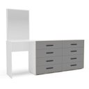 Ver imagem 2 de Cômoda Penteadeira 8 Gavetas Valência