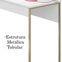 Ver imagem 7 de Escrivaninha Penteadeira Mobler De Canto Luna Branco Fosco