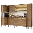 Ver imagem 3 de Armário de Cozinha Completa de Canto 325cm Rustic Emilly Wave Madesa 04