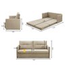 Sofá Cama 2 Lugares 1,50m Luisa Suede Adonai Estofados - 2