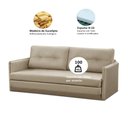 Ver imagem 3 de Sofá Cama 2 Lugares 1,50m Luisa Suede Adonai Estofados