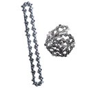 Ver imagem 1 de Corrente Motosserra Eletrica 6 Polegadas Kit 2 Uni Portatil Reposiçao Lamina 18 Dentes Serra Corta o