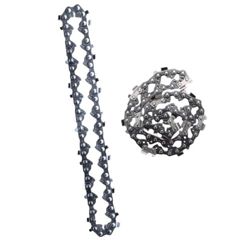 Corrente Motosserra Eletrica 6 Polegadas Kit 2 Uni Portatil Reposiçao Lamina 18 Dentes Serra Corta o