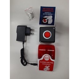 Alarme Audiovisual para Banheiro Pne /pcd - sem Fio - 2