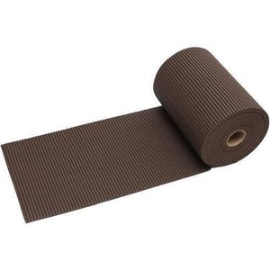 Tapete Antiderrapante Tropical 43cm X 65cm Marrom Café Kapazi