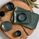 Ver imagem 6 de Jogo para Sushi 12 Peças Cerâmica Juta Greenery Porto Brasil Servir Travessas Ramekin 57ml
