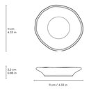 Ver imagem 5 de Jogo para Sushi 12 Peças Cerâmica Juta Greenery Porto Brasil Servir Travessas Ramekin 57ml