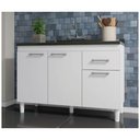 Ver imagem 1 de Balcão Pia 120cm Indekes 6115.491 Branco