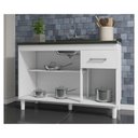 Ver imagem 3 de Balcão Pia 120cm Indekes 6115.491 Branco
