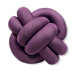 Almofada Nozinho Decorativa Nó Escandinavo Várias Cores:Roxo - 1