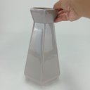 Ver imagem 2 de Vaso Villani Vaso Decorativo Cachepô Enfeite 32x18x18cm Cerâmica Cinza