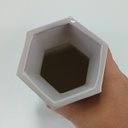 Ver imagem 4 de Vaso Villani Vaso Decorativo Cachepô Enfeite 32x18x18cm Cerâmica Cinza